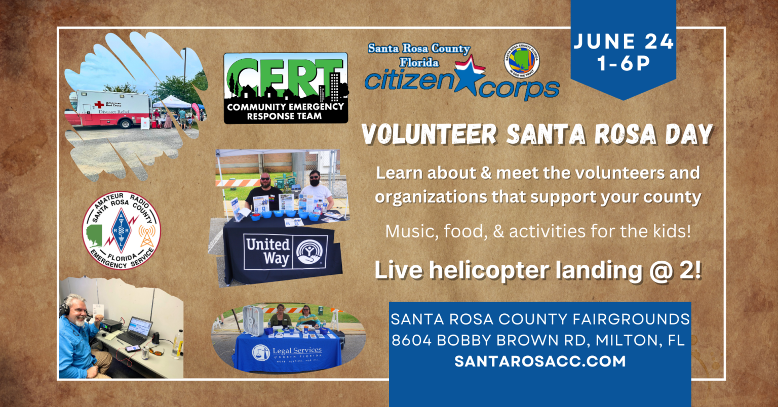 Volunteer Santa Rosa DaySanta Rosa County FL Citizen Corps